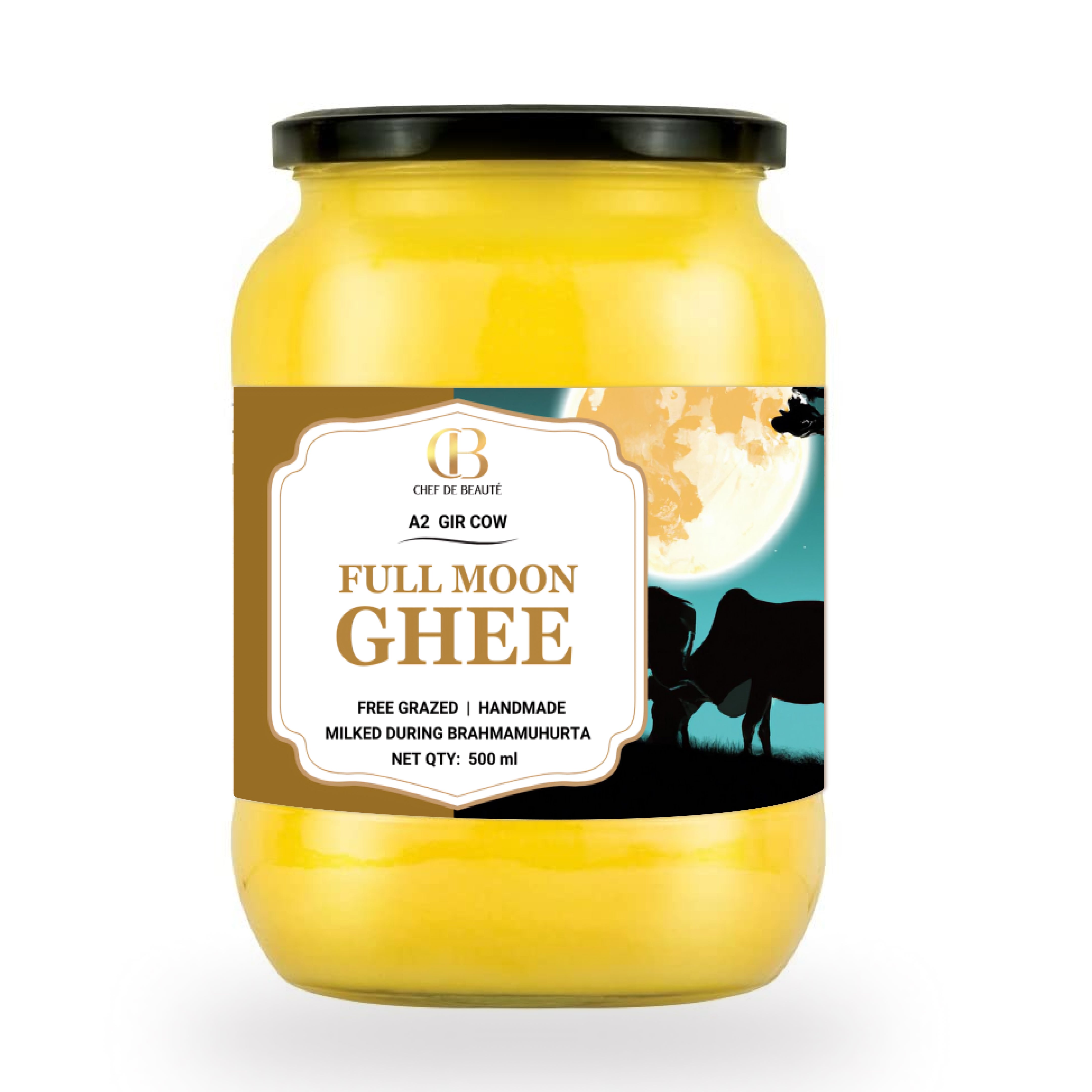 CDB's A2 Gir Cow Full Moon (PURNIMA) Ghee - 500 ml