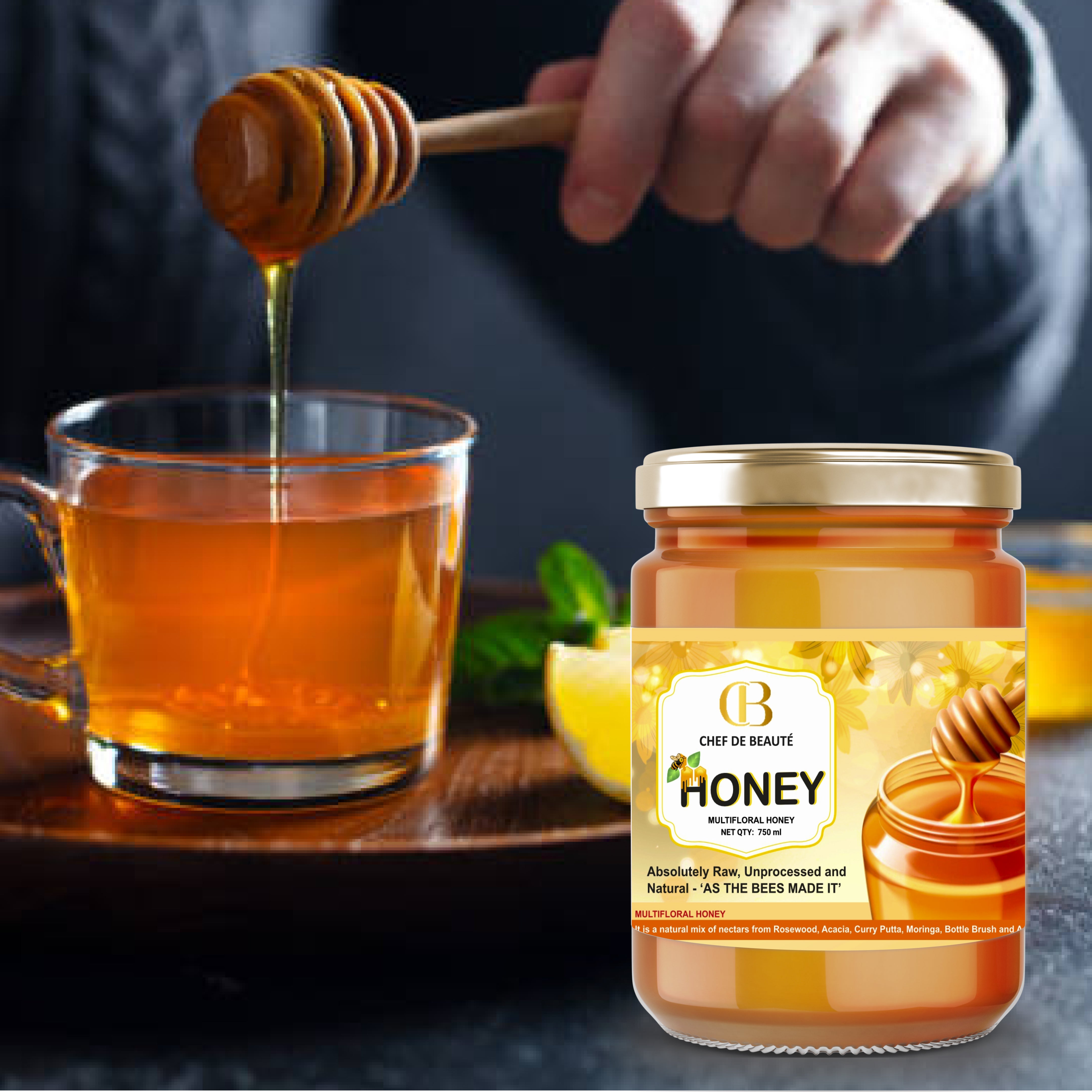 CDB's Multifloral Honey - "As the Bees made it" - 750 ml